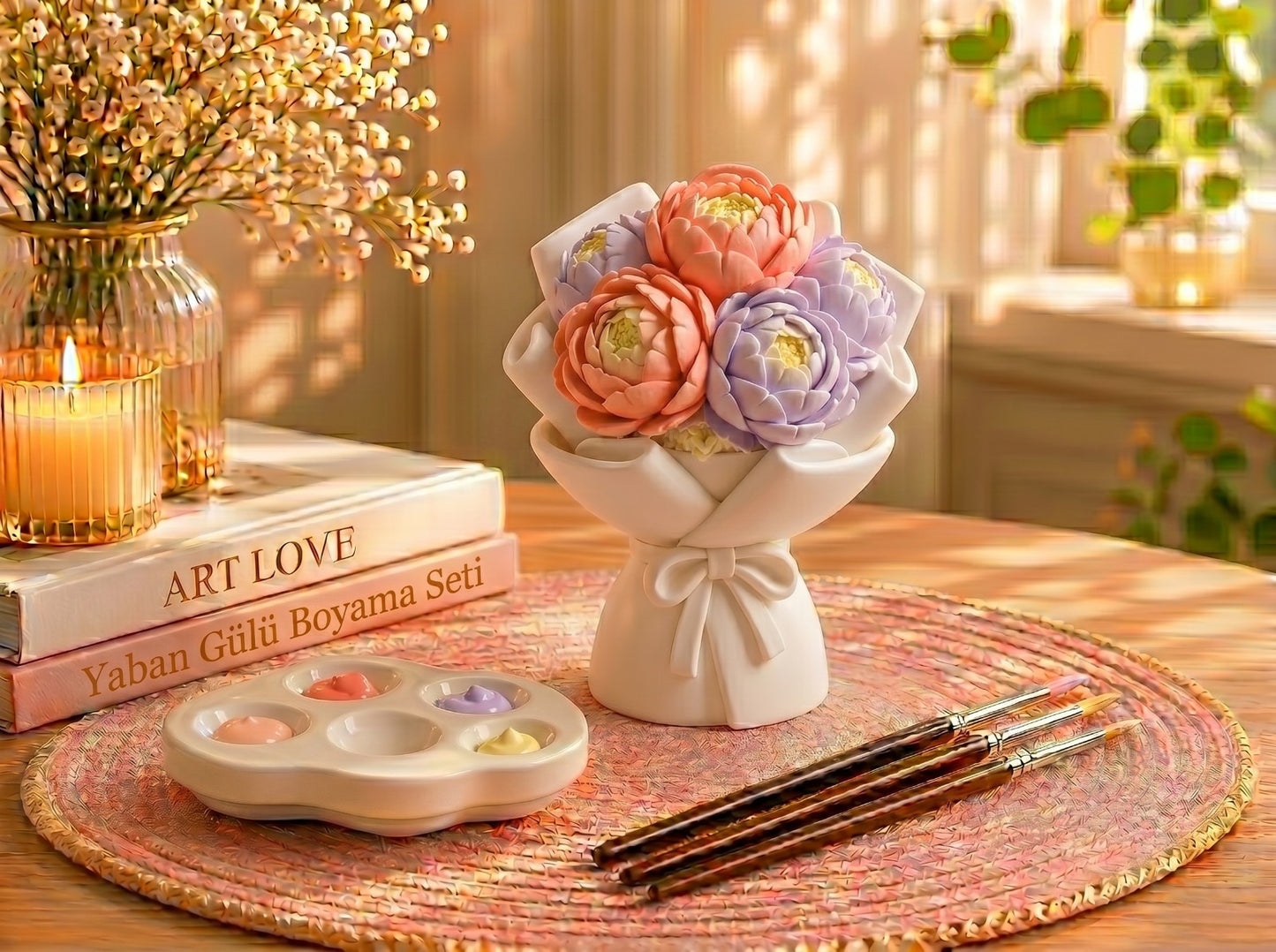 ArtLove Yaban Gülü Boyama Seti