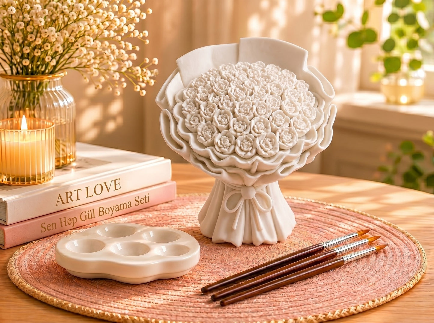 ArtLove Premium Sen Hep Gül Boyama Seti
